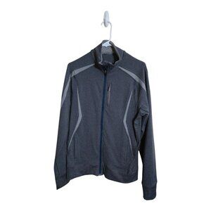 Lululemon Jacket Mens M Gray Full Zip Active Athleisure Sportswear Gym Training
